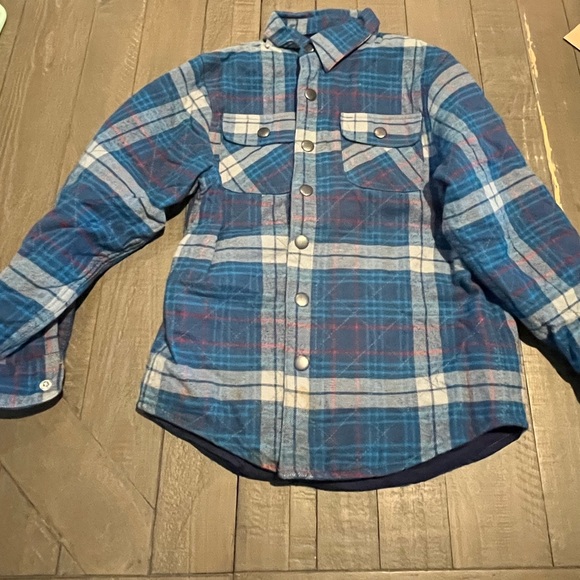 Boys quilted long sleeve shirt - Picture 3 of 3